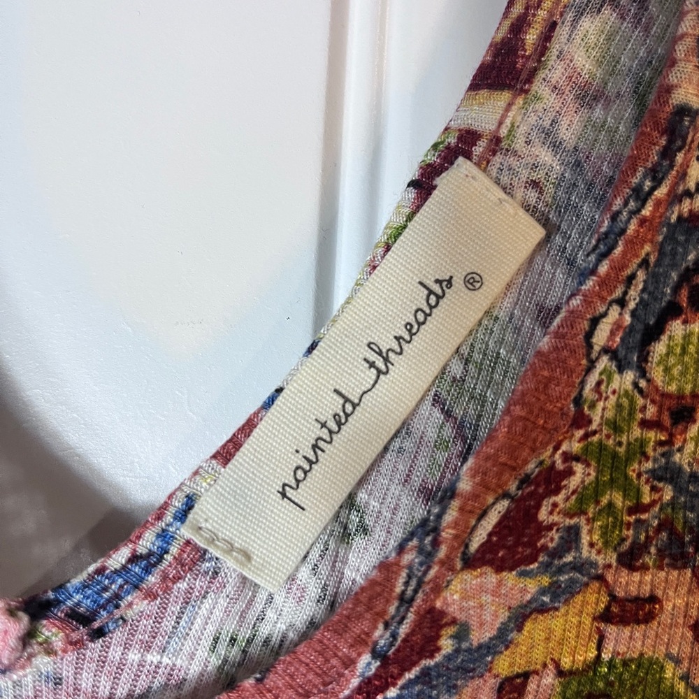 Painted Threads Boho Printed Swing Tank Top Sleeveless Festival Top Size M - Picture 4 of 5